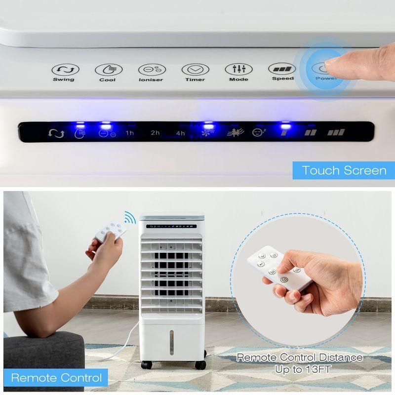 Costway 3-in-1 Evaporative Air Cooler Portable Air Cooling Fan w/ Fan & Humidifier
