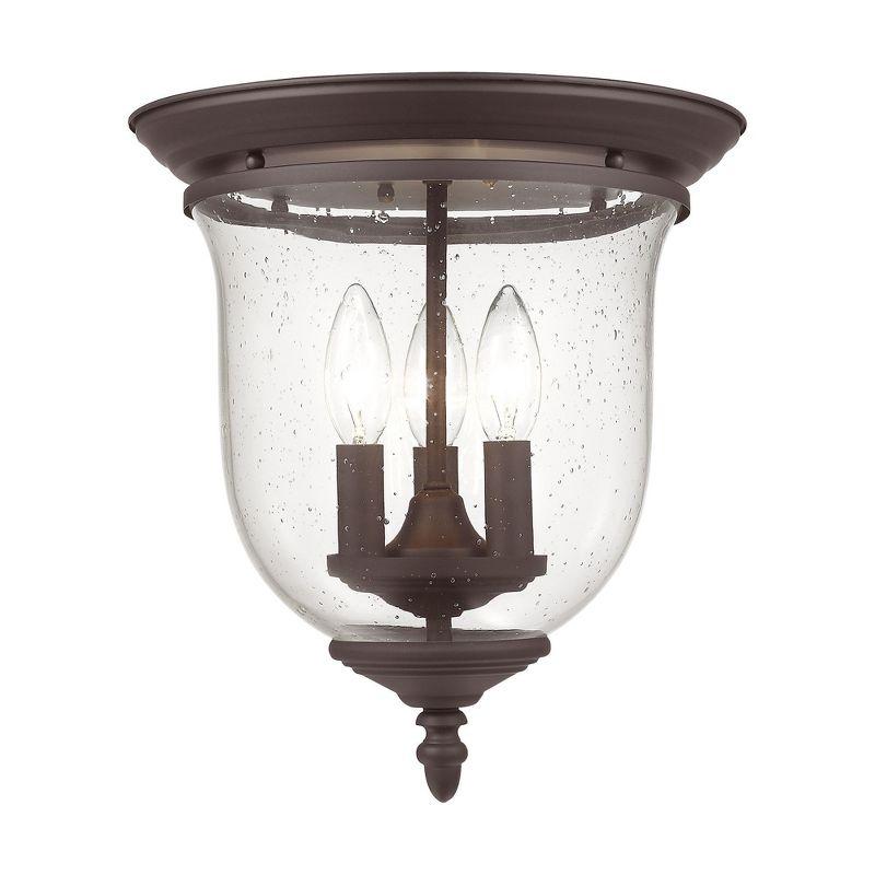 Livex Lighting Legacy 3 - Light Flush Mount in  Bronze