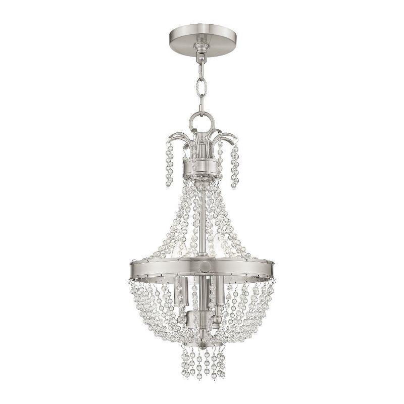 Livex Lighting Valentina 3 - Light Chandelier in  Winter Gold