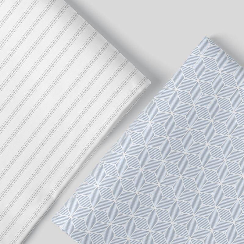 Luxury 600 Thread Count Bed Sheet Set - 100% Cotton Sheets, Cooling Sateen, Deep Pocket