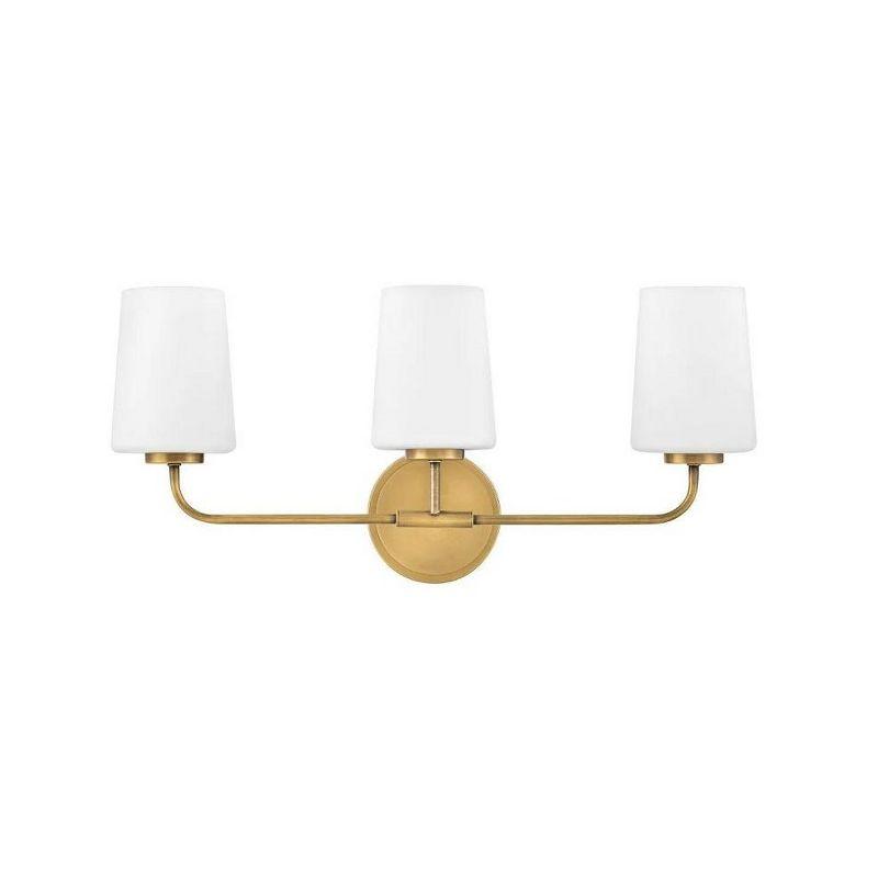 Fitz 3 Light Frosted Dimmable Vanity Light
