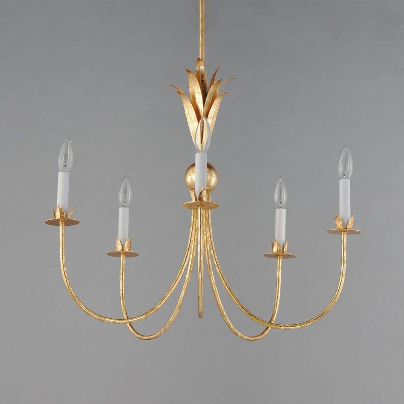 Maxim Lighting Paloma 5 - Light Chandelier in  Gold Leaf