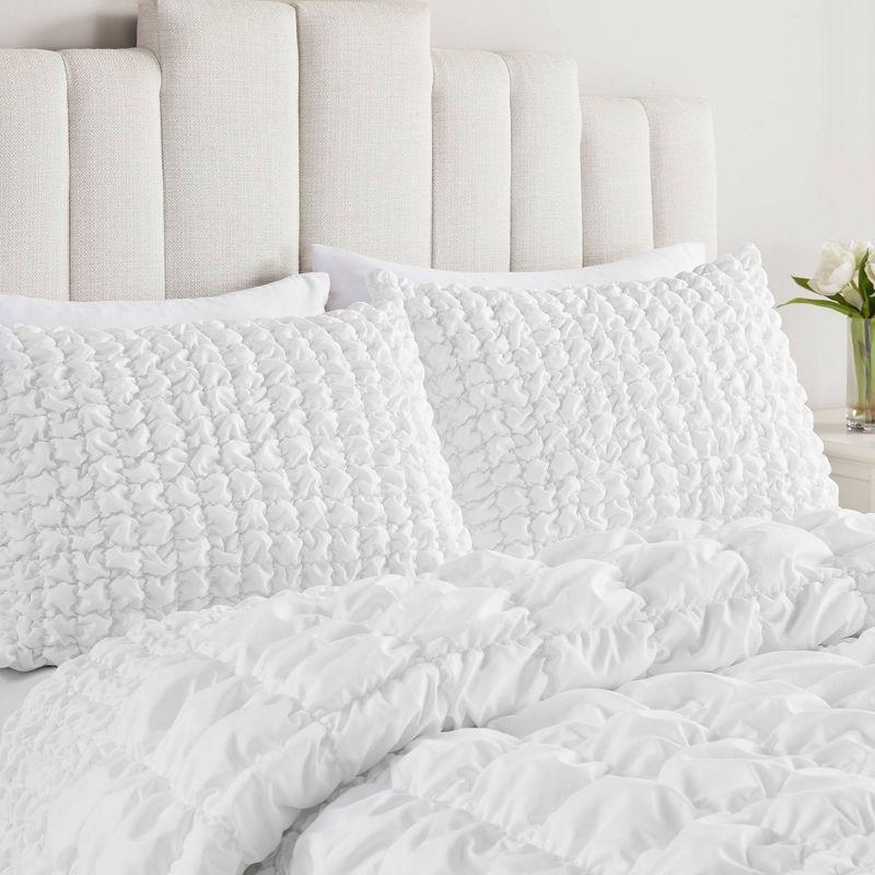 Evelyn Ruched Comforter Set