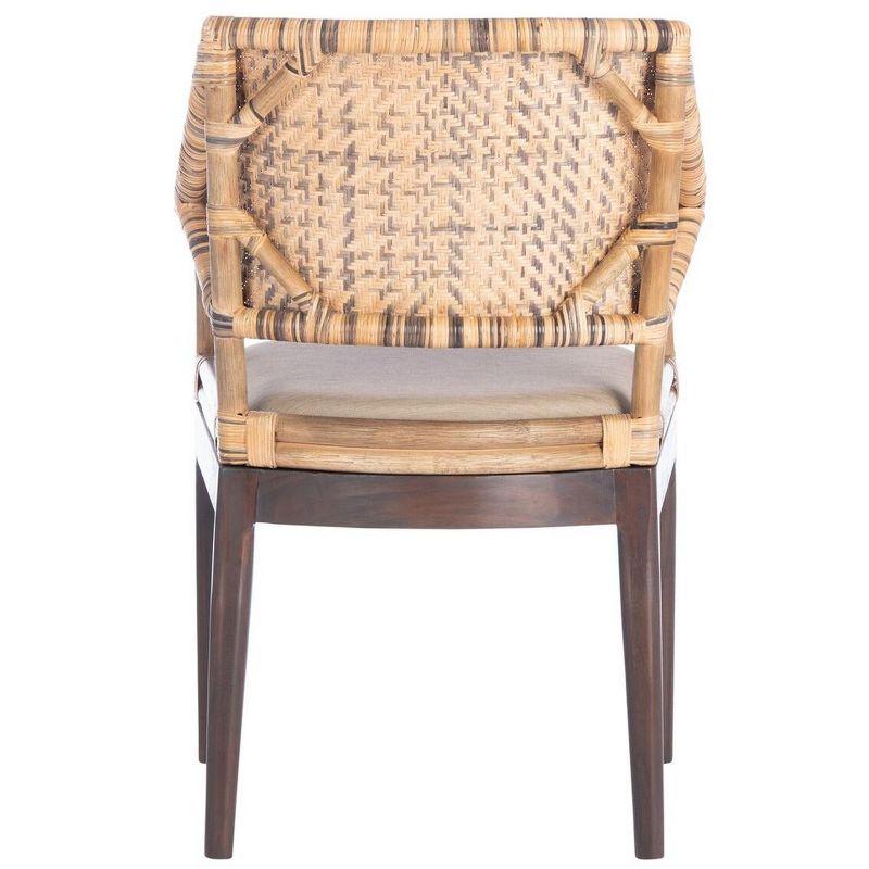 Carlo Arm Chair - Brown/Honey/Beige - Safavieh.