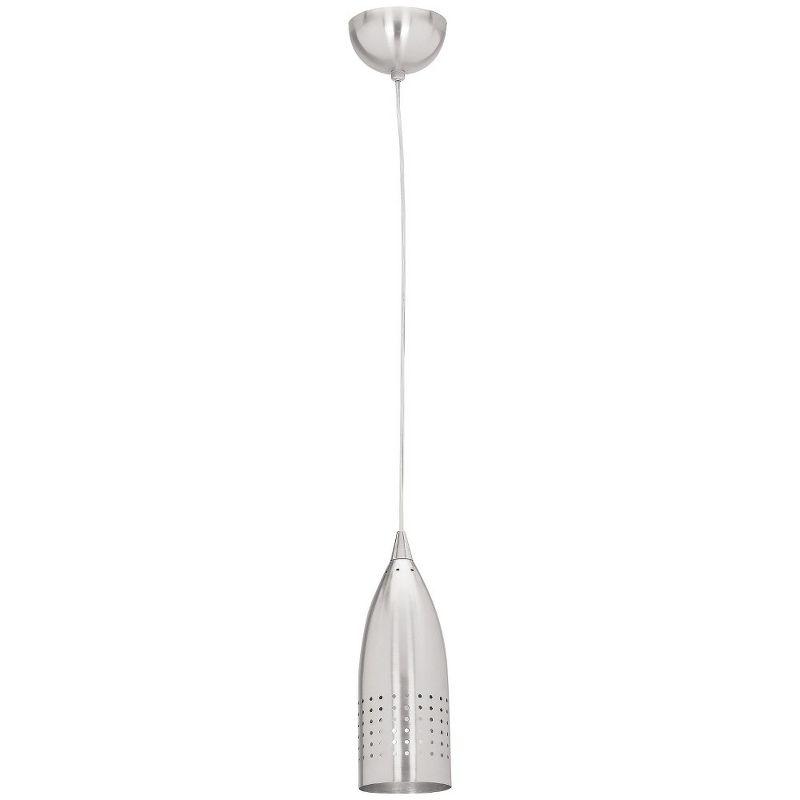 Brushed Steel 11" Contemporary Pendant Light