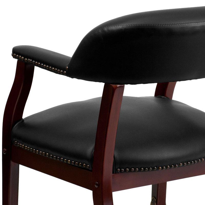 Emma and Oliver Conference Chair with Accent Nail Trim  and Casters