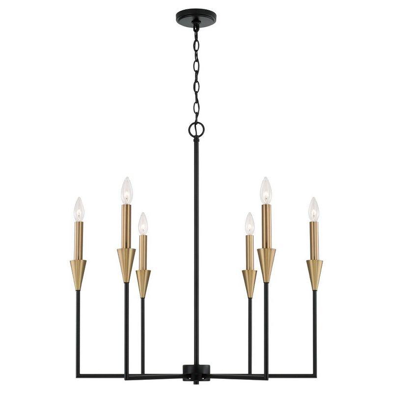 Capital Lighting Avant 6 - Light Dimmable Classic / Traditional Chandelier