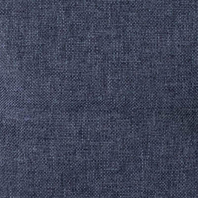 Solid Color U Shaped Memory Foam 17" x 16" Chair Cushions, Denim, 4 Pack