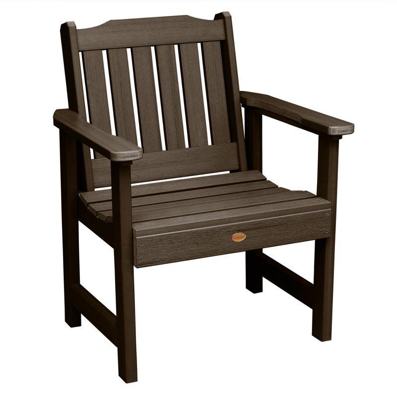 Weathered Acorn Synthetic Wood Outdoor Garden Chair