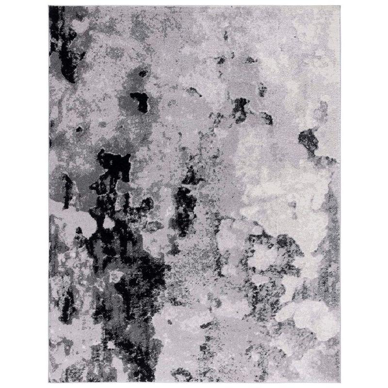 Adirondack ADR134 Machine Made Indoor Area Rug - Grey/Black - 11'x15' - Safavieh