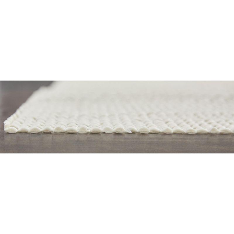 Grid-Loc Ivory 7'6" X 9'8" Non-Slip Rug Pag