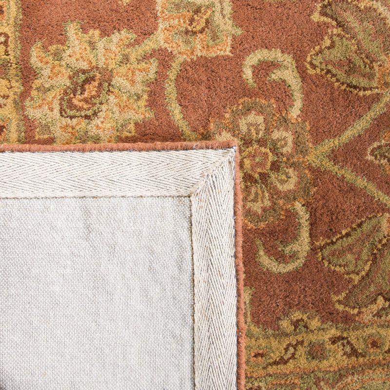 Golden Jaipur GJ250 Hand Tufted Area Rug - Rust/Green - 5'x8' - Safavieh.