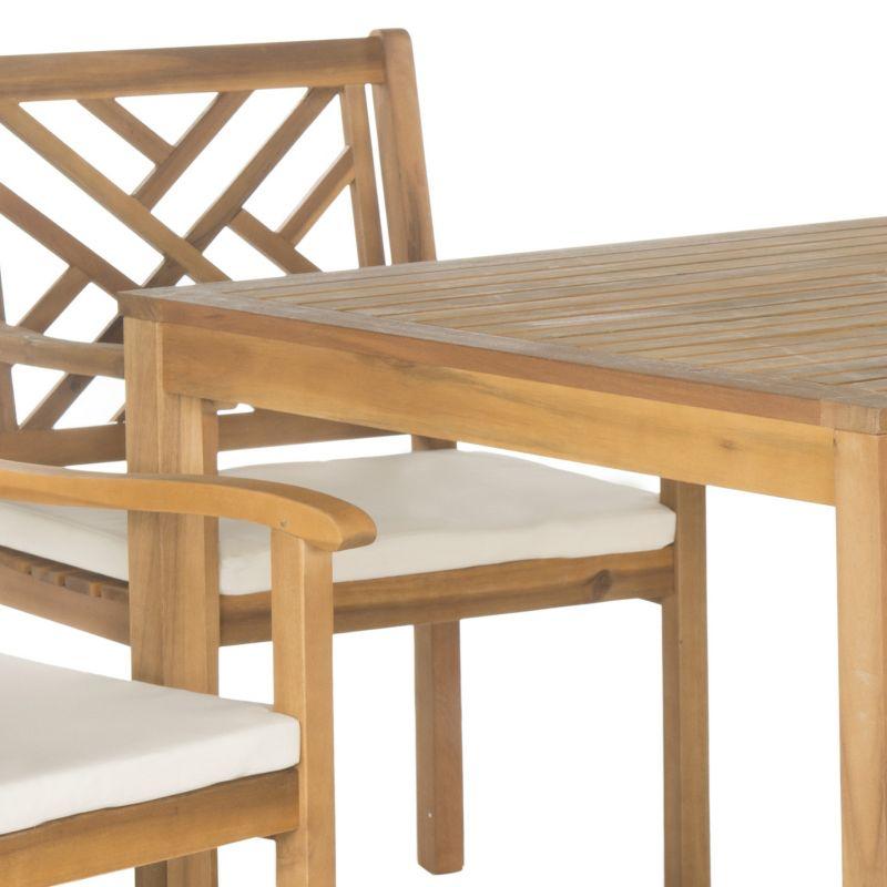 Bradbury 5 Pc Dining Set - Outdoor - PAT6720 - Natural/Beige - Safavieh