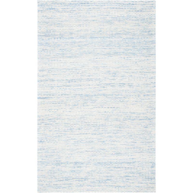 Marbella MRB311 Hand Woven Indoor Area Rug - Blue/Ivory - 5'x8' - Safavieh