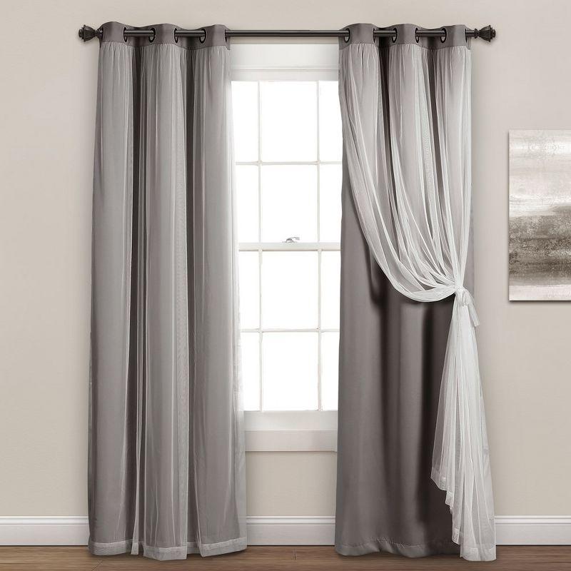 Polyester Blackout Curtain Pair (Set of 2)