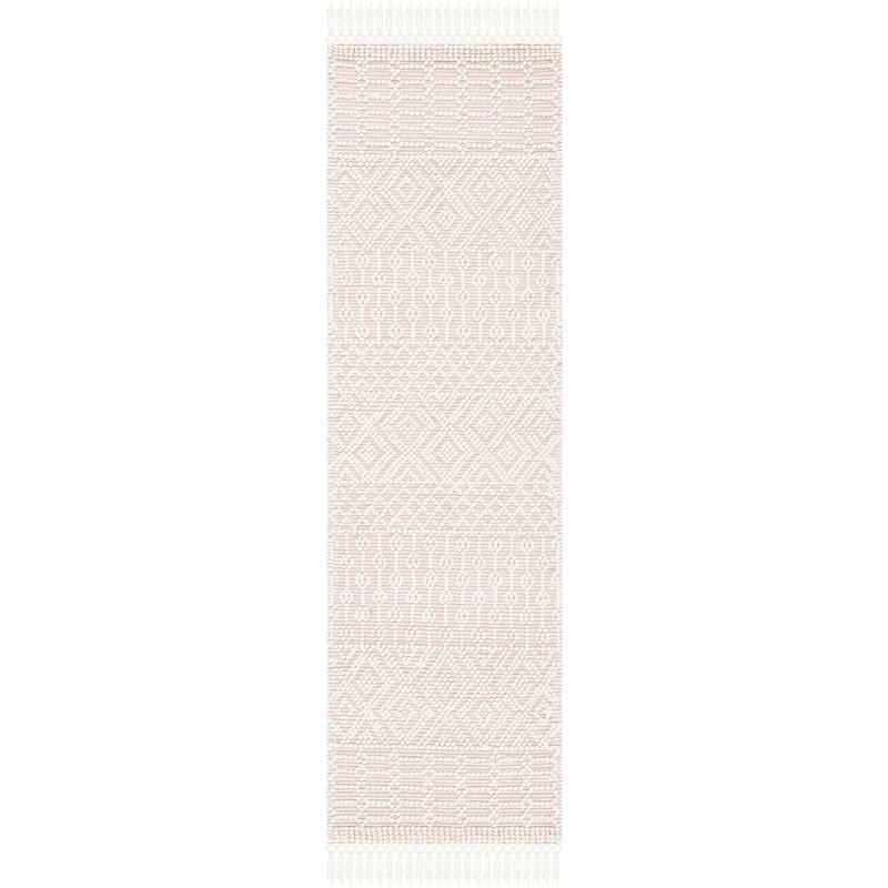 Natura NAT852 Hand Loomed Runner Rug - Ivory/Pink - 2'3"x8' - Safavieh.