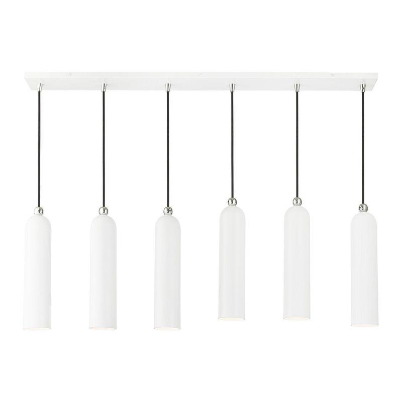 Livex Lighting Ardmore 6 - Light Island Pendant Light in  Shiny White