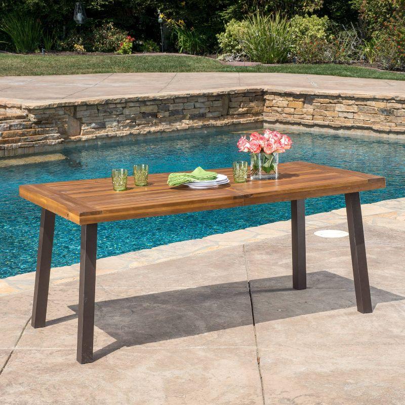 17 Stories Chic Industrial-Style Dining Table For Stylish Spaces And Gatherings