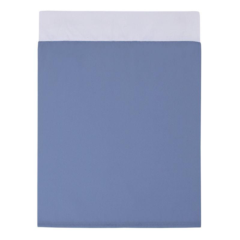 Carter's Blue Elephant 3 Piece Nursery Crib Bedding Set