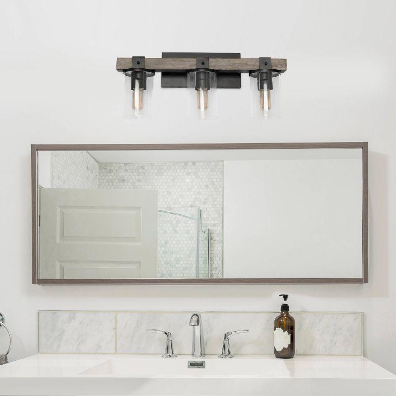 Industrial Rustic Lantern Restored Bath Vanity Ceiling - Elegant Designs