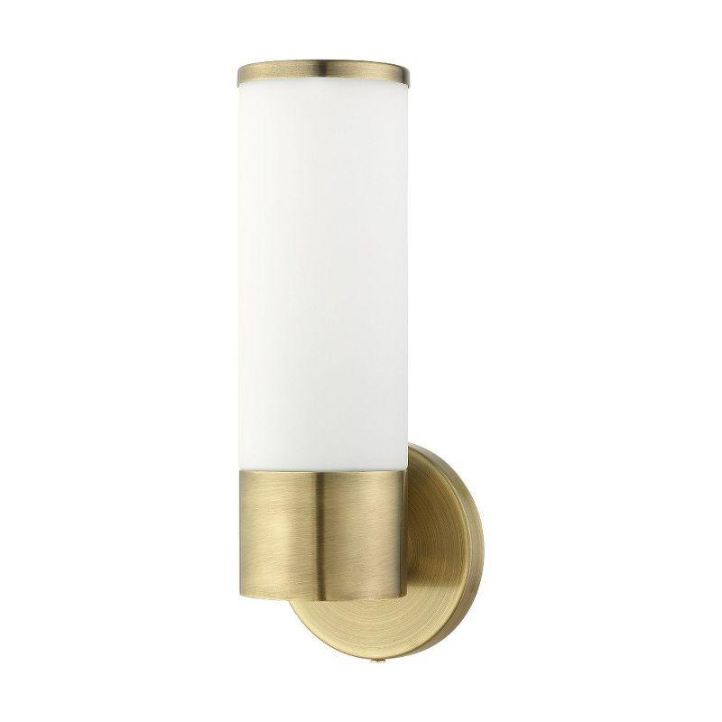 Livex Lighting Lindale 1 - Light Sconce in  Antique Brass