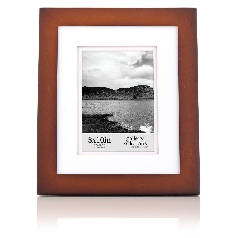 Classic 8x10 White Walnut Wood Tabletop Wall Frame