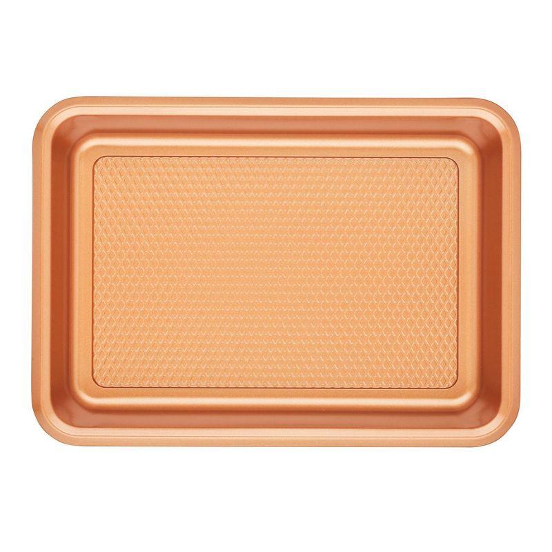 Ayesha Curry Ayesha Curry Bakeware Nonstick Cookie Pan, Loaf Pan, And Cake Pan Set, 7-Piece, Copper