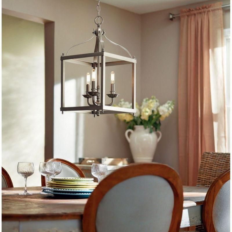 Larkin 22.25" 3 Light Pendant in Brushed Nickel