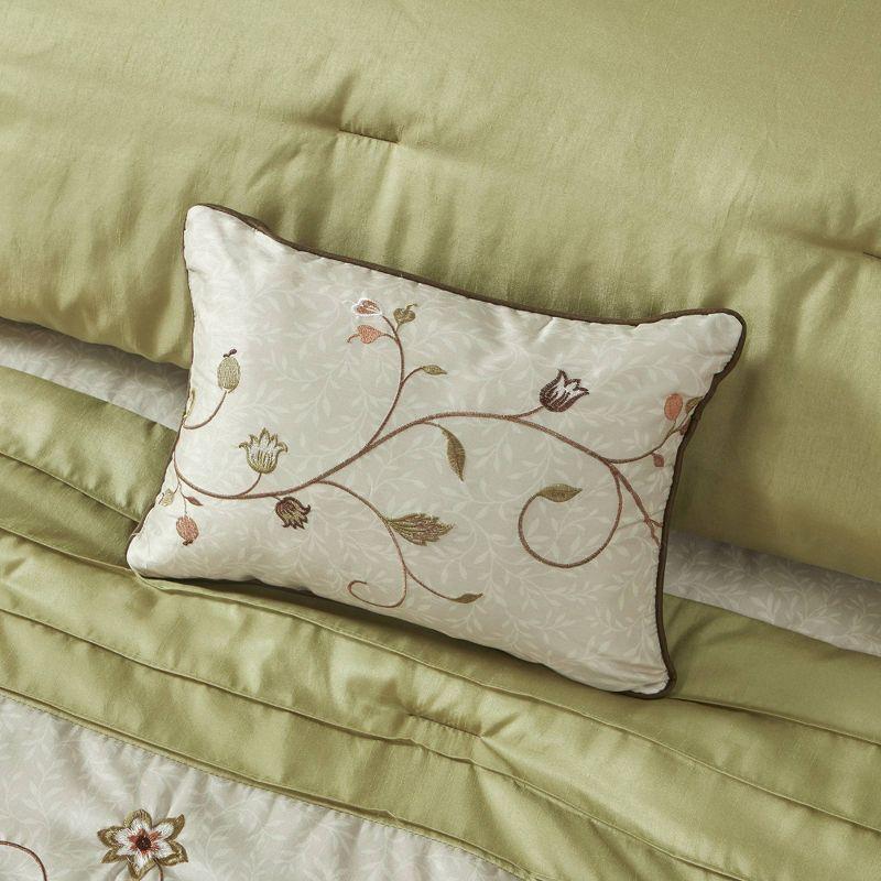 Serene Embroidered 7 Piece Comforter Set