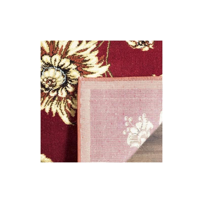 Lyndhurst LNH552 Power Loomed Runner Rug - Red/Multi - 2'3"x8' - Safavieh