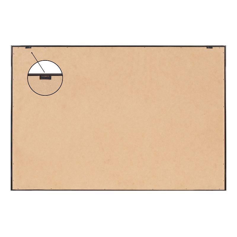 Kate and Laurel Sylvie Hey Dude Highland Cow Color Framed Canvas by The Creative Bunch Studio, 23x33, Gray