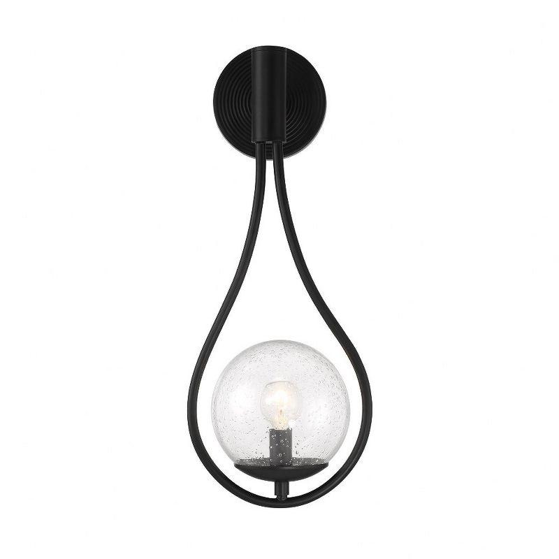 Savoy House Encino 1 - Light Wall Light in  Matte Black