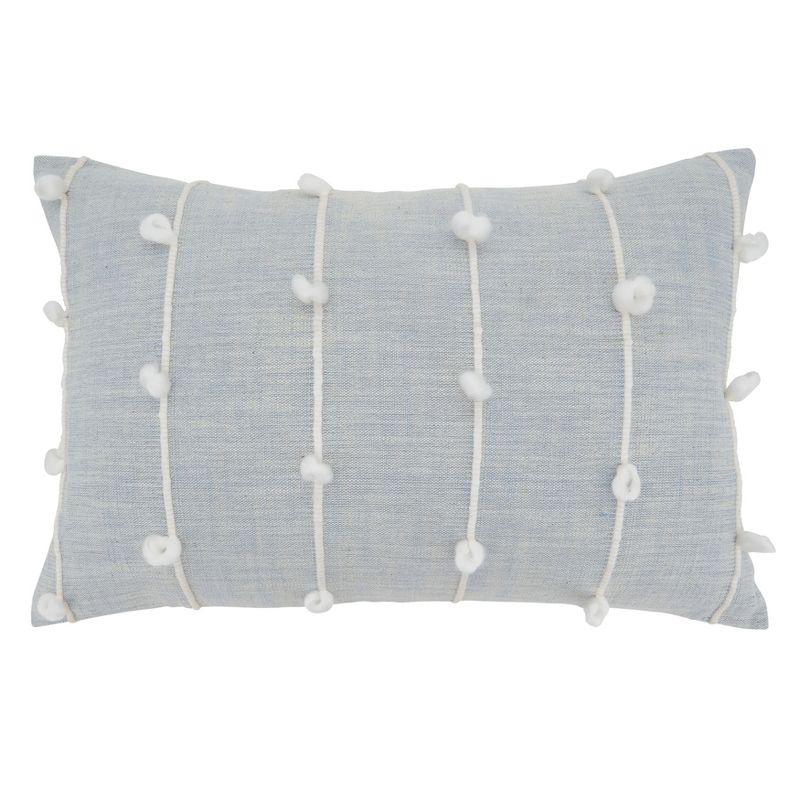 Saro Lifestyle Knotted Line  Decorative Pillow Cover