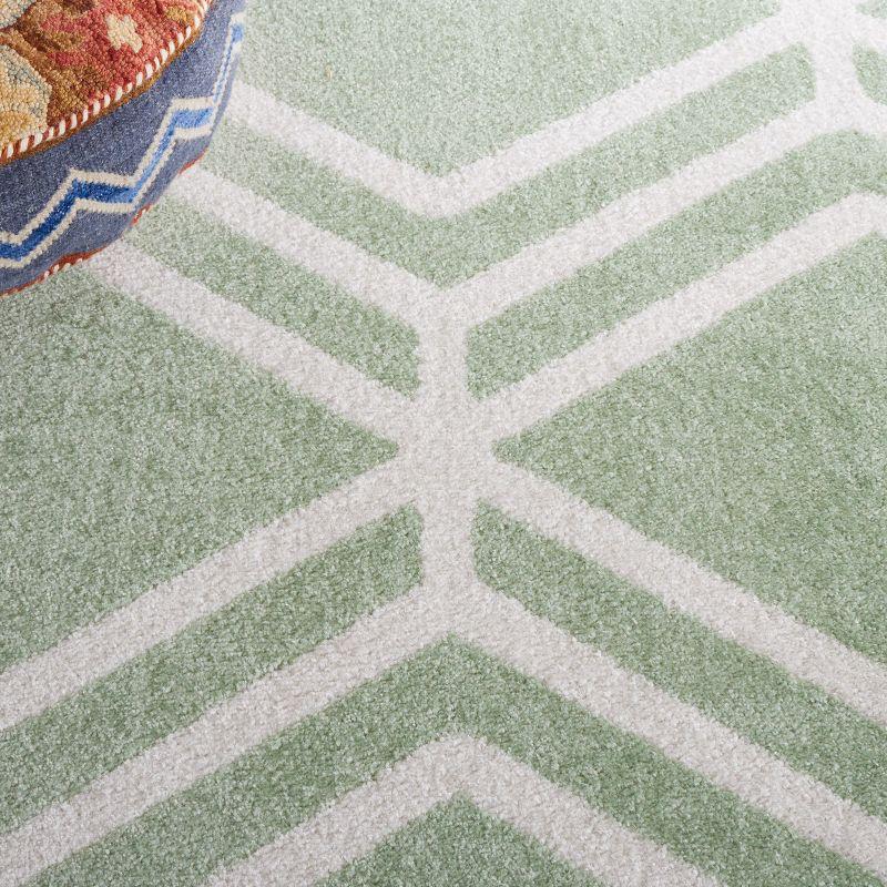 Adirondack ADR253 Machine Made Indoor Area Rug - Sage/Ivory - 5'-1"x7'-6" - Safavieh