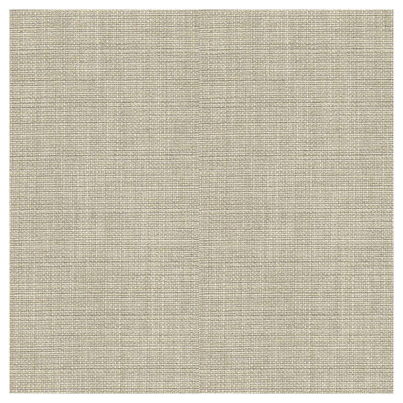 HomePop 24" Open Back Metal Counter Height Barstool Natural : Upholstered Square Seat, No Assembly Required