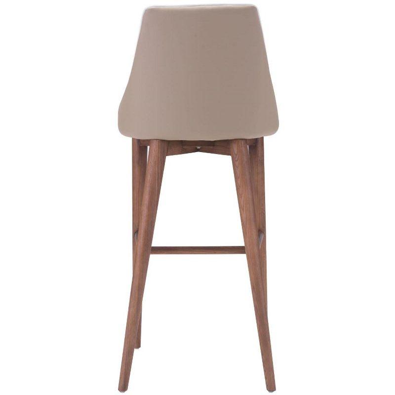 Zuo Moor Barstool Beige