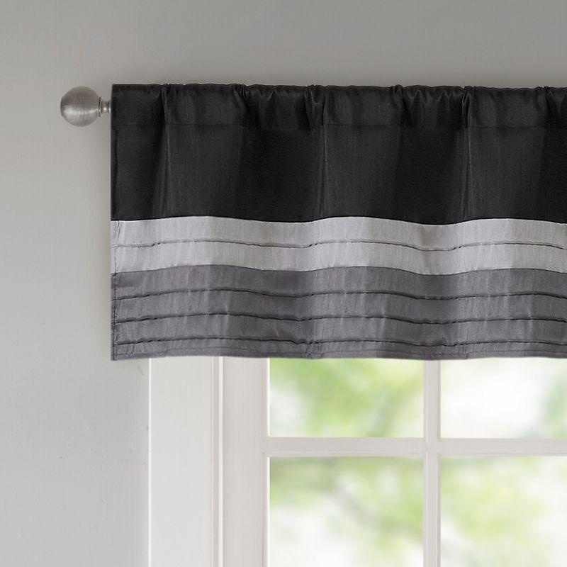 Madison Park Amherst Polyoni Pintuck Window Valance