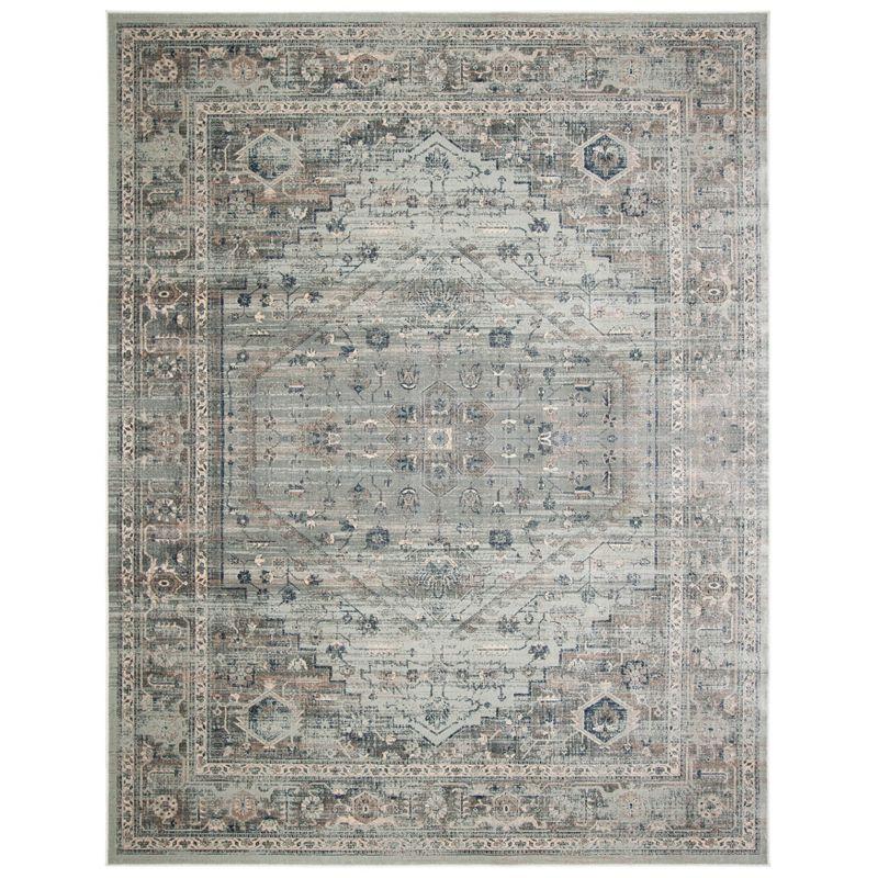 Vintage VTG123 Power Loomed Area Rug - Light Blue - 8'9"x11'9" - Safavieh.