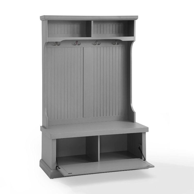 Seaside Hall Tree 40'' Wide with Bench and Shoe Storage