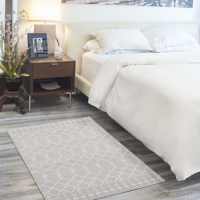 Nourison Whimsicle WHS02 Indoor only Area Rug - Grey 3' x 5'