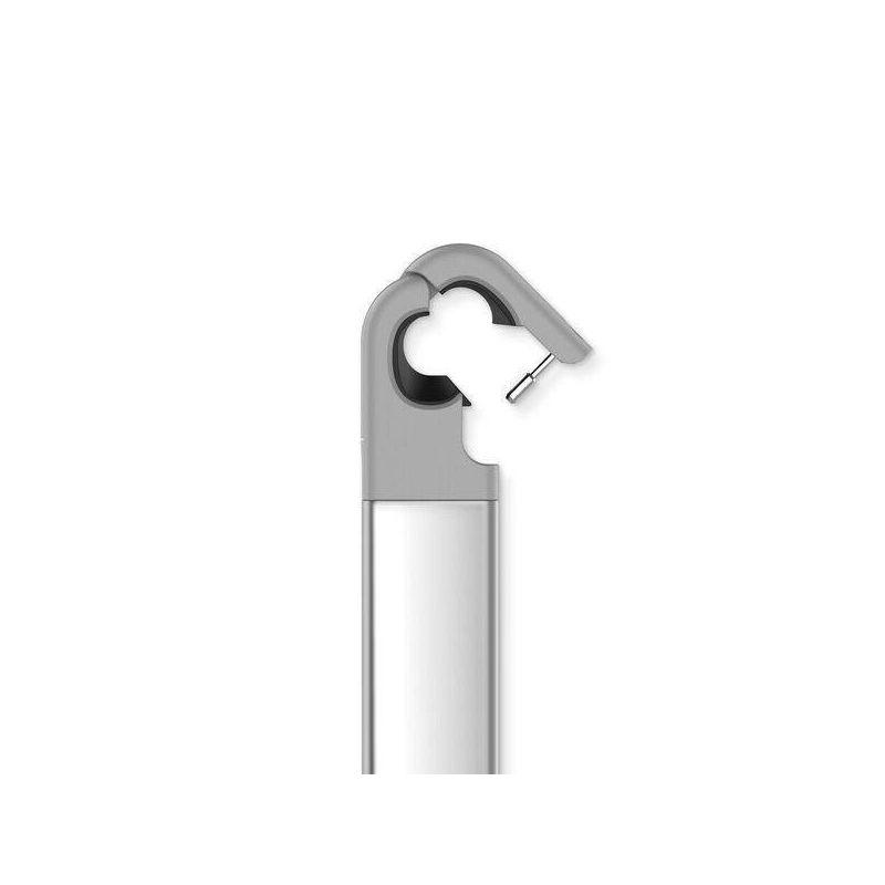 Simplehuman Medium Adjustable Shower Caddy, Stainless Steel/Anodized Aluminum Rust-Proof Frame