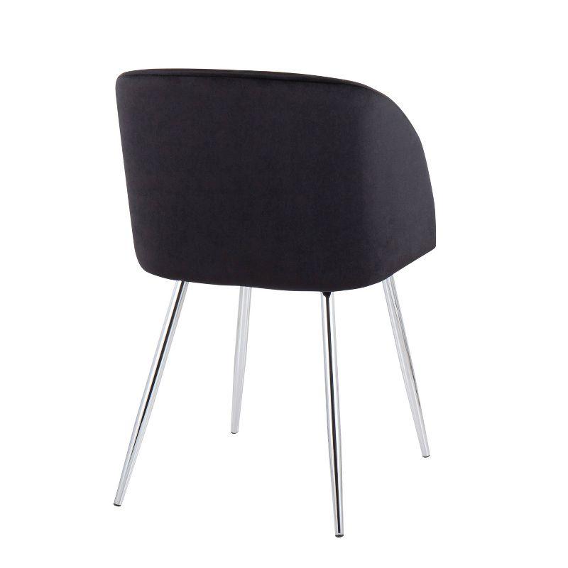 Terrance 18.5'' H Velvet Upholstered Parsons Chair