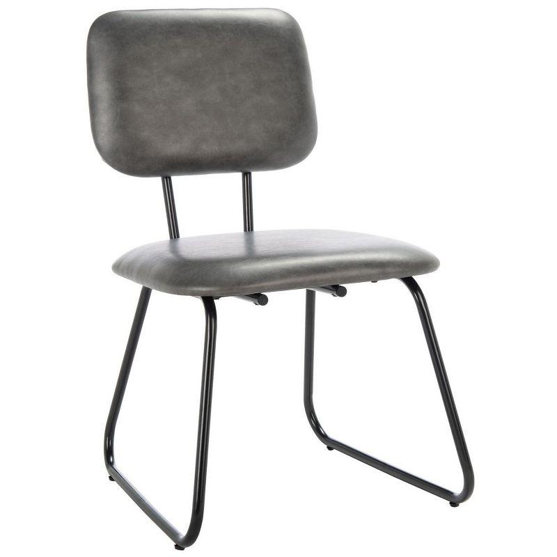 Chavelle Side Chair - ACH6205 - Set of 2 - Grey/Black - Safavieh