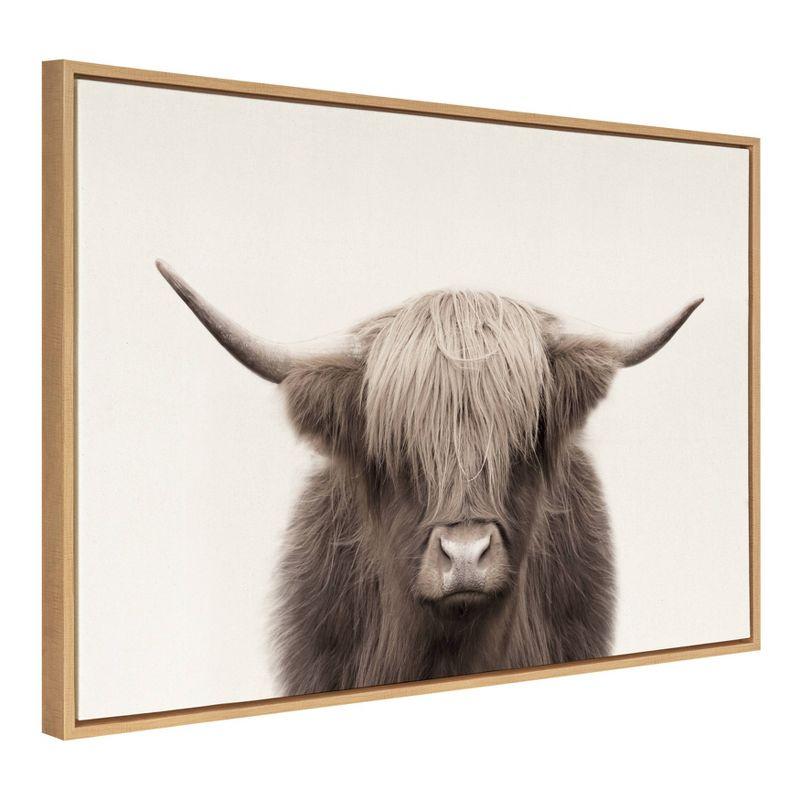 Williston Forge Jeylan " Hey Dude Highland Cow BW " by The Creative Bunch Studio