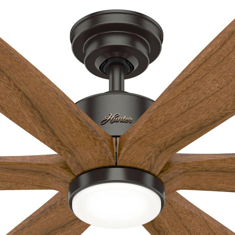 58" Rhinebeck Ceiling Fan with Remote (Includes LED Light Bulb) - Hunter Fan