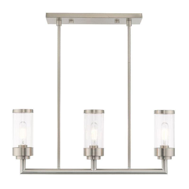 Livex Lighting Hillcrest 3 - Light Chandelier in  Brushed Nickel