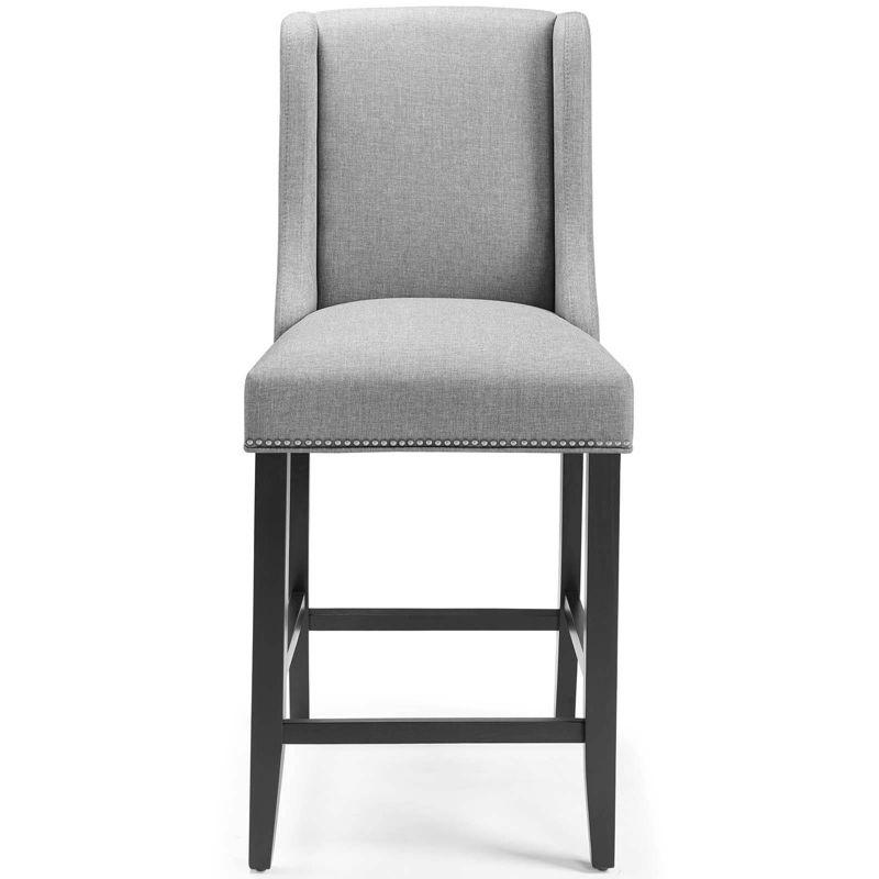 Modway Baron Upholstered Fabric Bar Stool