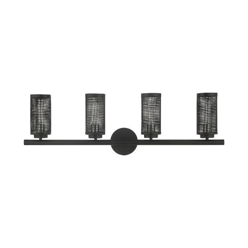 Livex Lighting Industro 4 - Light Vanity in  Black/Brushed Nickel