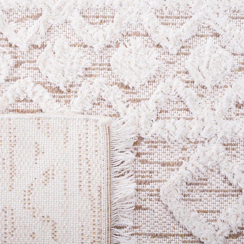 Augustine AGT758 Machine Made Indoor Area Rug - Ivory/Beige - 6'-4"x6'-4" - Safavieh