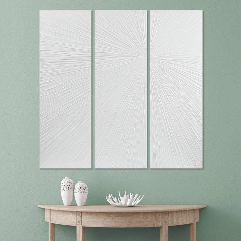 Madison Park Signature Sunburst 3-Piece Hand-Painted Resin Wall Art